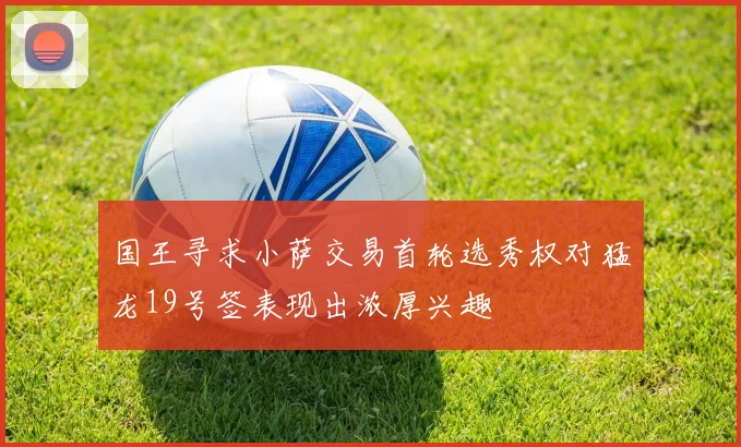 国王寻求小萨交易首轮选秀权对猛龙19号签表现出浓厚兴趣